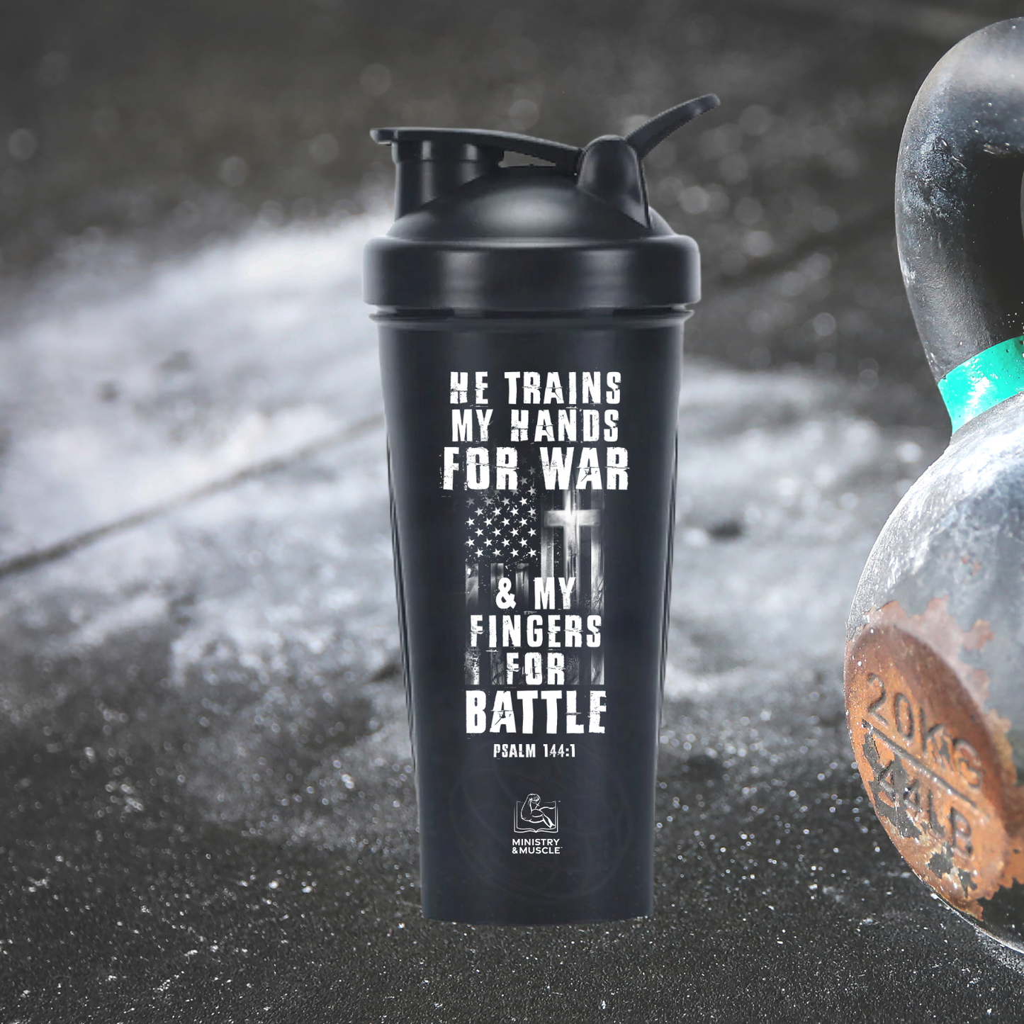 "Trained for Battle" Premium Shaker Bottle